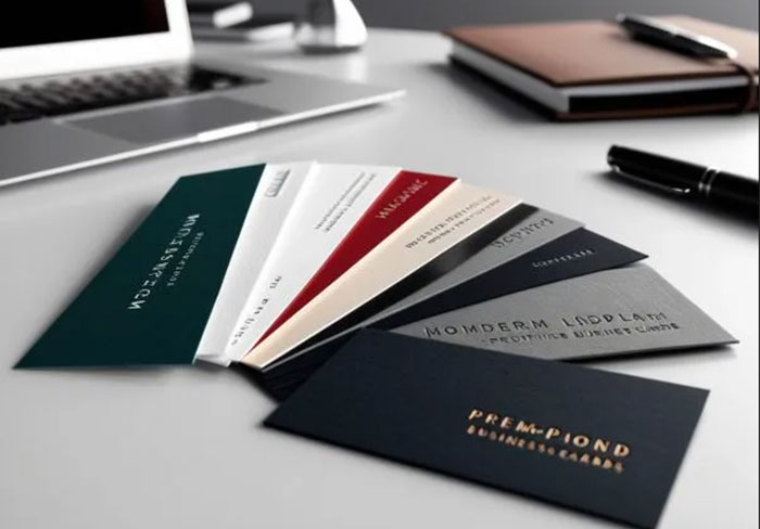 in offset name card
