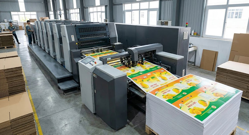 In hộp giấy đựng trái cây - in ấn dp