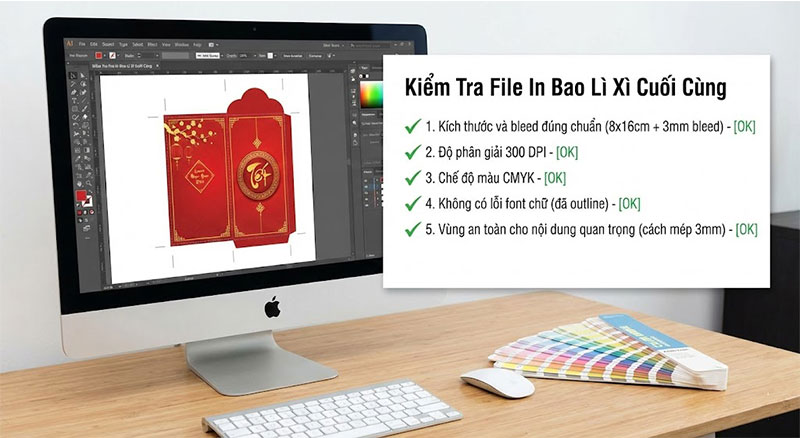 Kiểm tra và xuất file bao lì xì