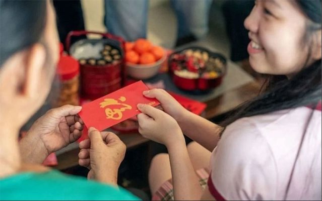 Tặng bao lì xì năm mới