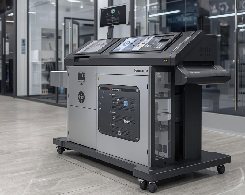 Sử dụng máy in hiện đại để in hồ sơ năng lực cho công ty