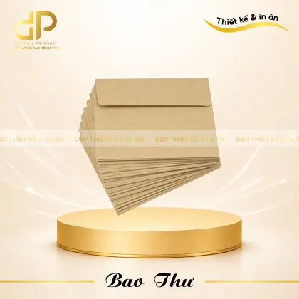 In bao thư giấy Kraft - mẫu 2