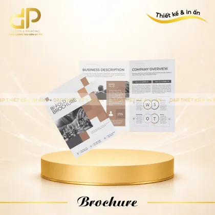 In brochure mỹ phẩm - mẫu 2