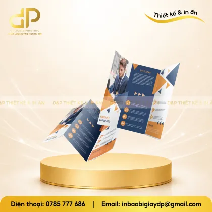 In brochure mỹ phẩm - mẫu 1