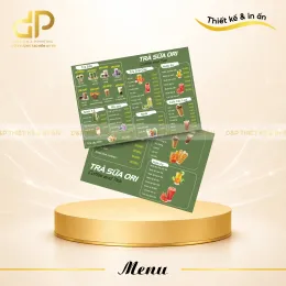 Mẫu in menu D&P số 4