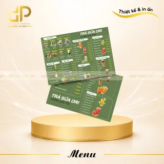 Mẫu In ấn nhà hàng & F&B D&P 3
