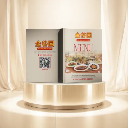 In menu nhà hàng - mẫu 3