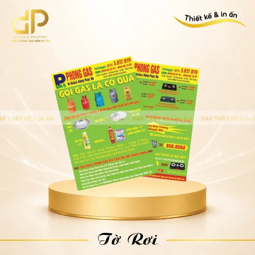 In tờ rơi D&P