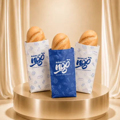 In túi giấy bánh mì - mẫu 2
