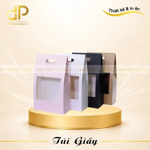 In túi giấy ép kim
