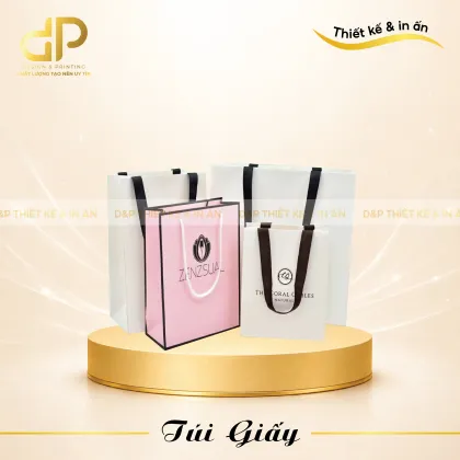 In túi giấy ép kim - mẫu 2