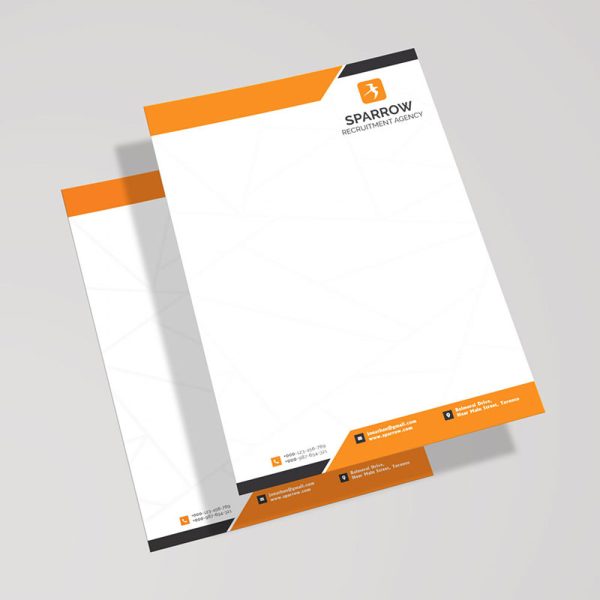 in letterhead