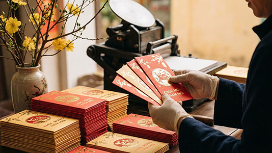 In bao lì xì cho mùa tết