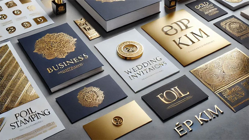 Kỹ thuật ép kim trong in ấn