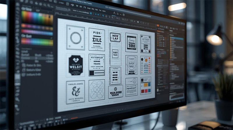 Quá trình thiết kế tem chống nước