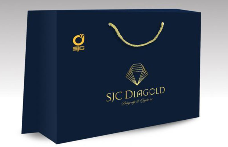 Túi giấy ép kim trang sức