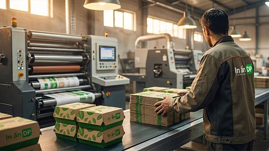 In hộp đựng thức ăn nhanh - in ấn dp